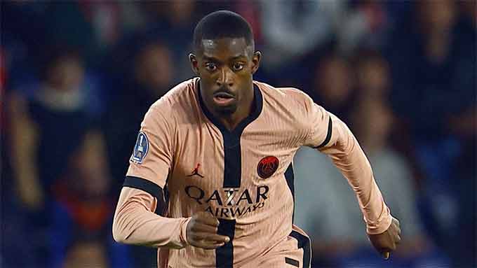 Dembele phải ở lại Paris, thay vì tới London tham dự trận Arsenal vs PSG